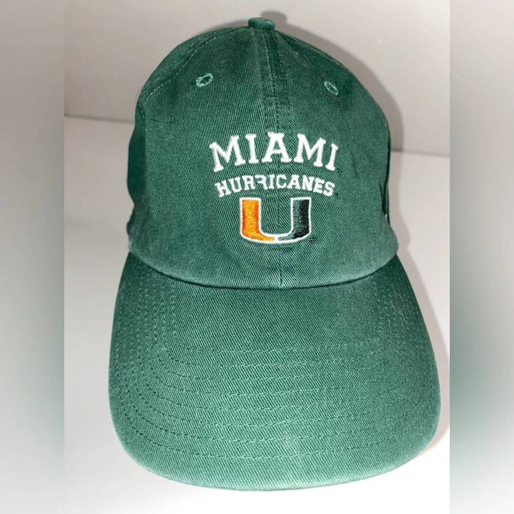 Miami Hurricanes Green Cap‎